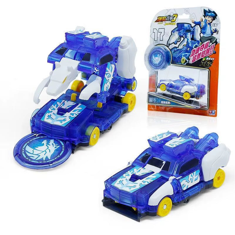 Screechers Wild Explosion Speed Fly Deformation Car Beast Attack Action Figures Capture Flips Transformation Children Toys